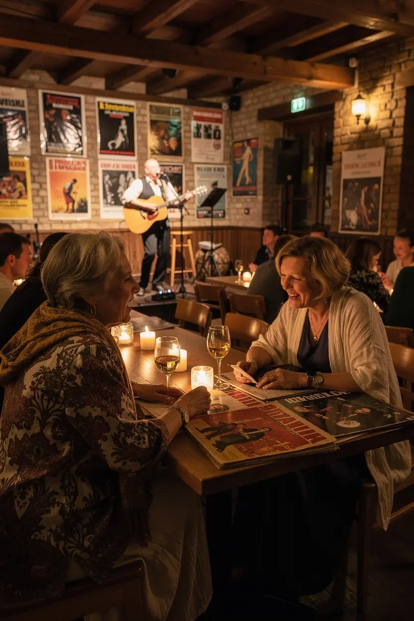 Czech music genres evolution graphic illustration