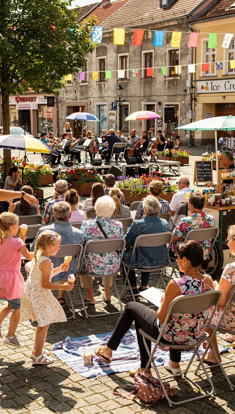 Czech musicians performing nostalgic tunes live on stage.