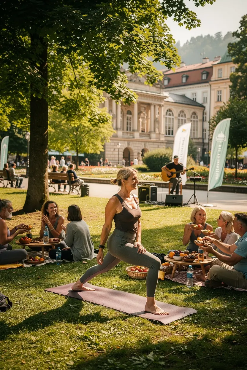 Local artists enhancing Czech music culture through live performances.